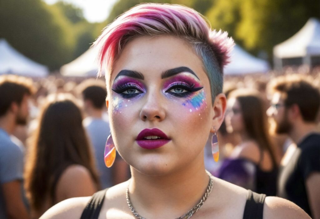 Pride makeup