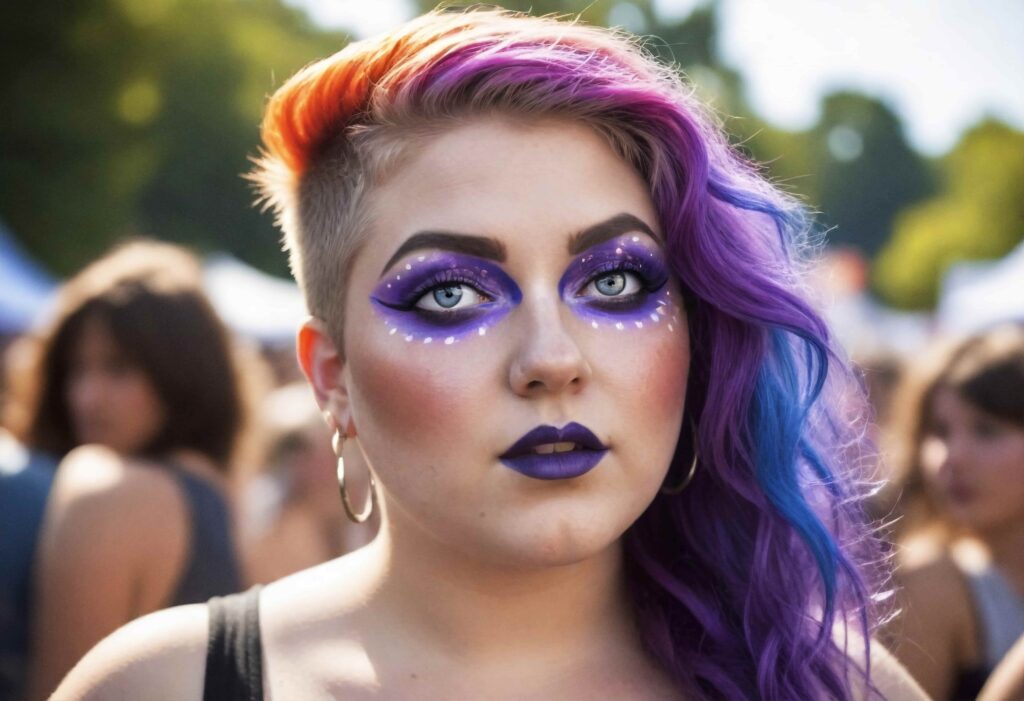 Pride makeup