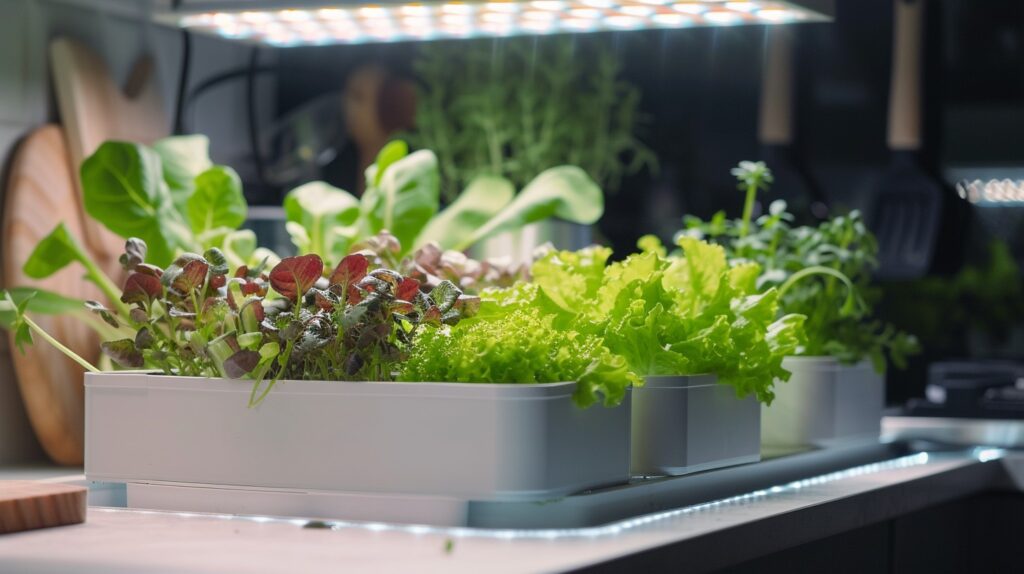 indoor vegetable garden