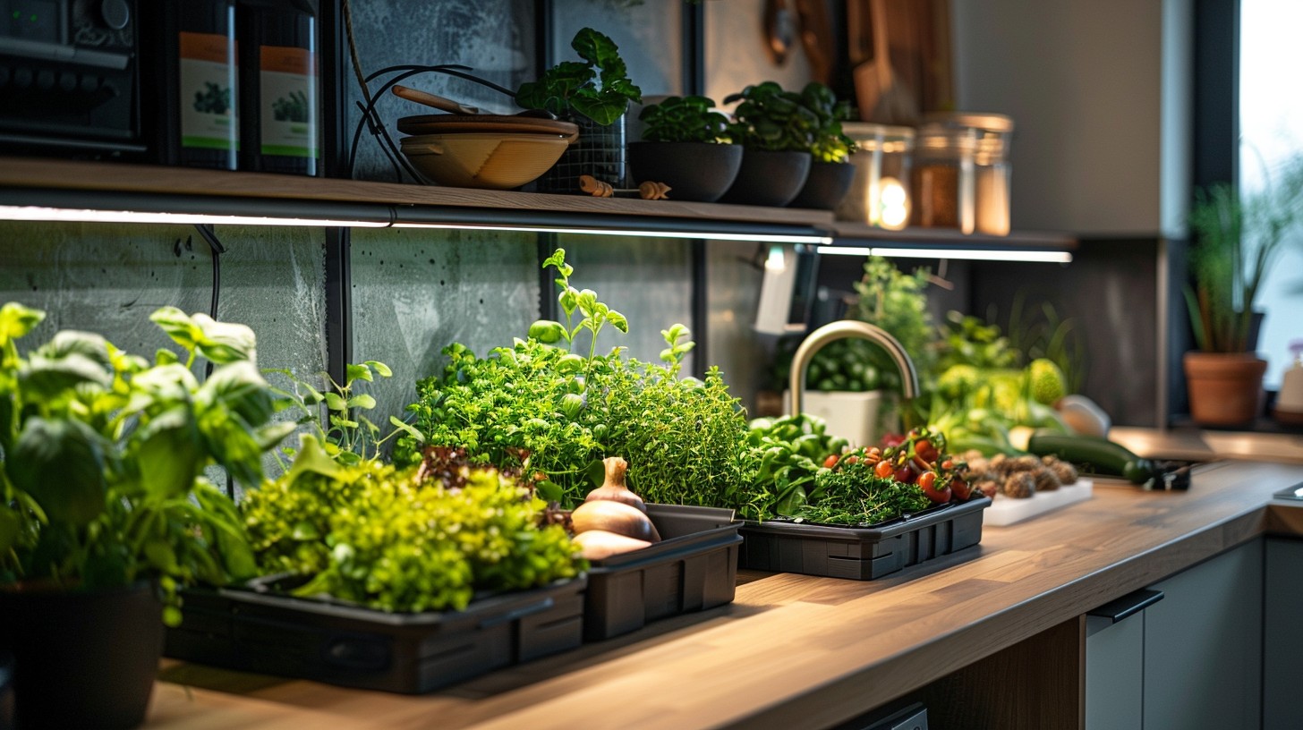 indoor vegetable garden